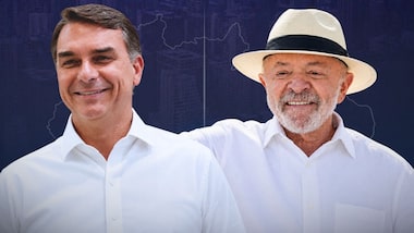 Pesquisa PoderData mostra Flávio com 53% e Lula com 47% no 2º turno
