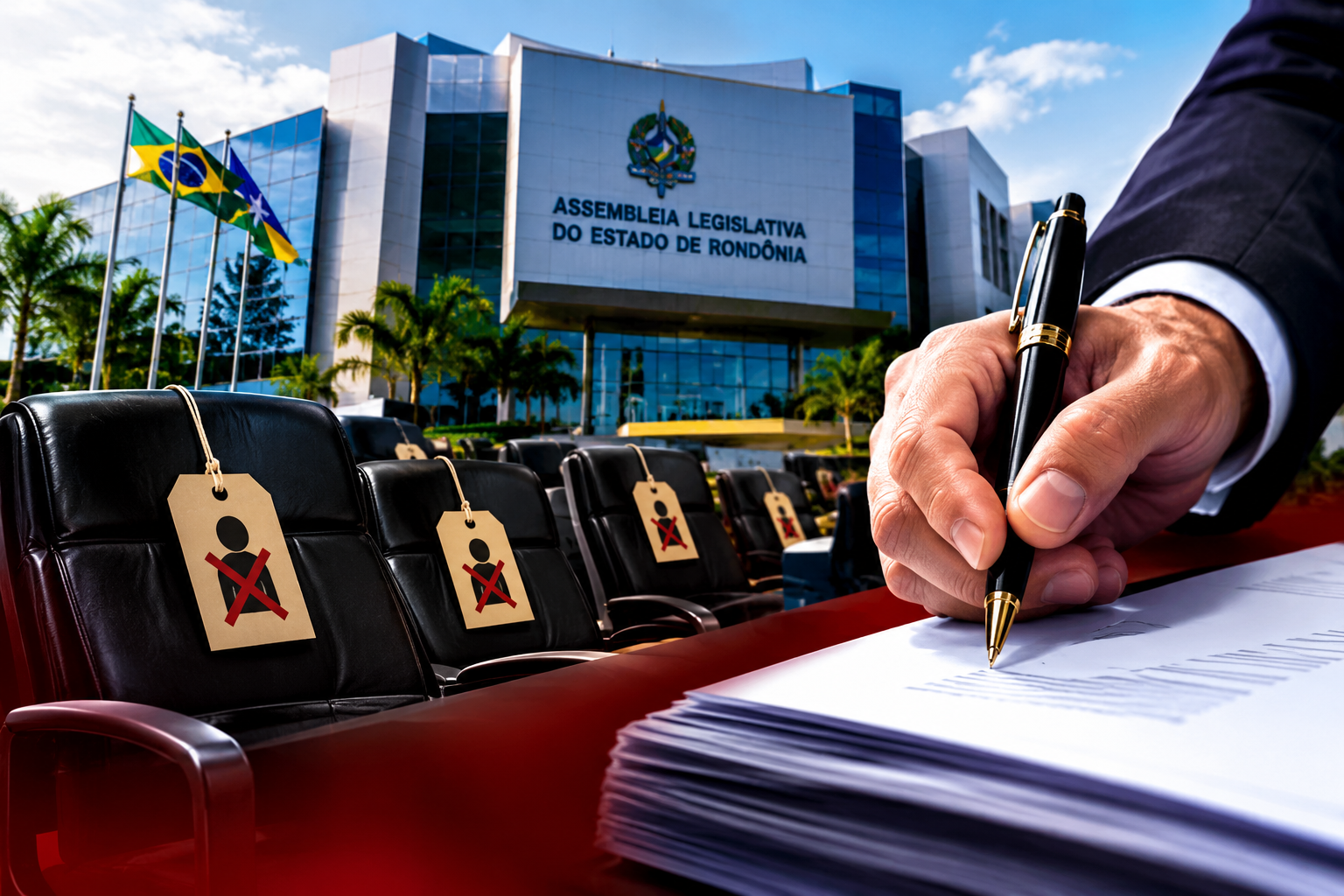 ACABOU A ELEIÇÃO, COMEÇOU A CANETADA! ALE-RO REGISTRA 88 EXONERAÇÕES EM DOIS DIAS