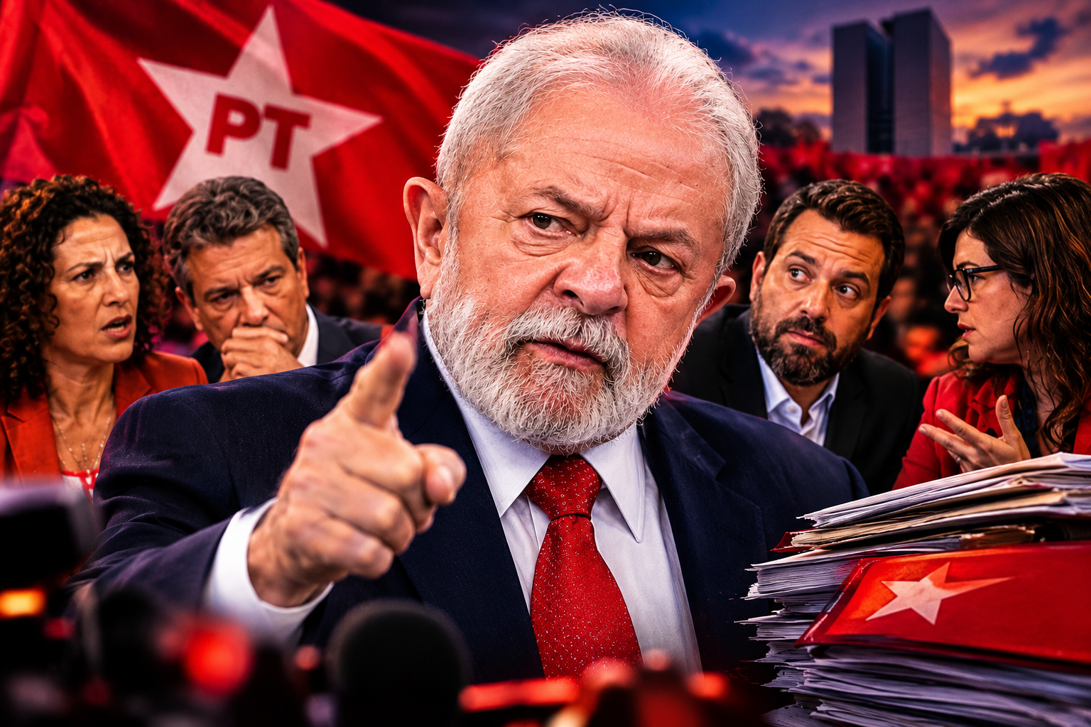 VAZOU O CLIMÃO! LULA DETONA A PRÓPRIA CAMPANHA, ALIADOS ENTRAM NA MIRA E A ESQUERDA VIRA UM FOGO NO PARQUINHO