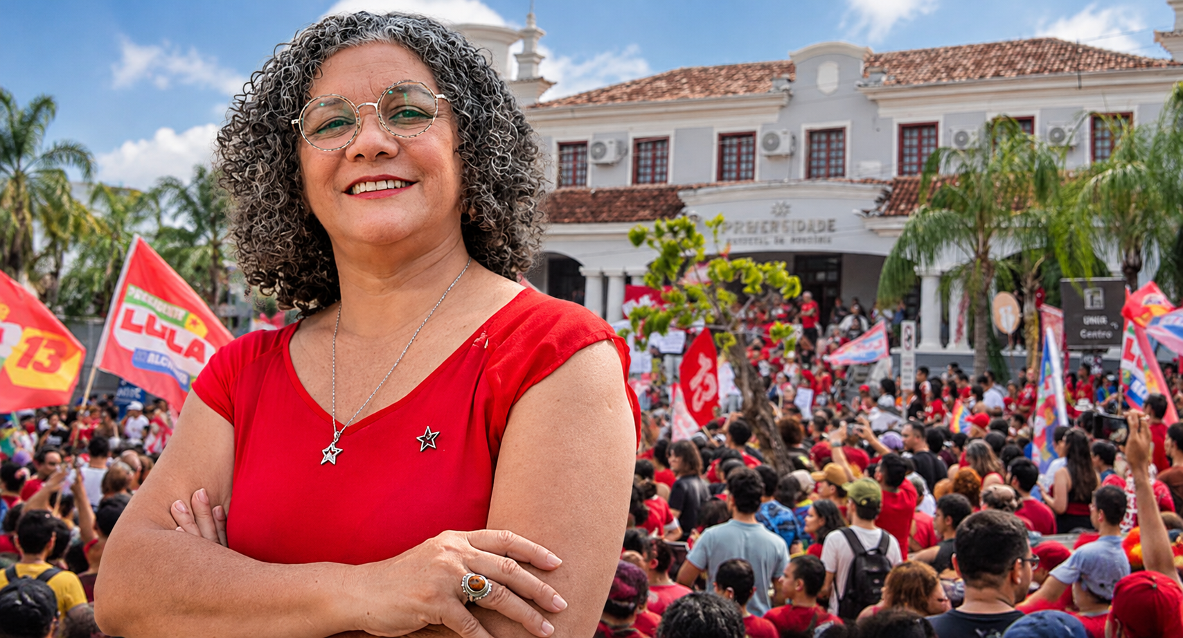Ato pró-Lula fica de lado enquanto imprensa de Rondônia concentra fogo em Fátima Cleide